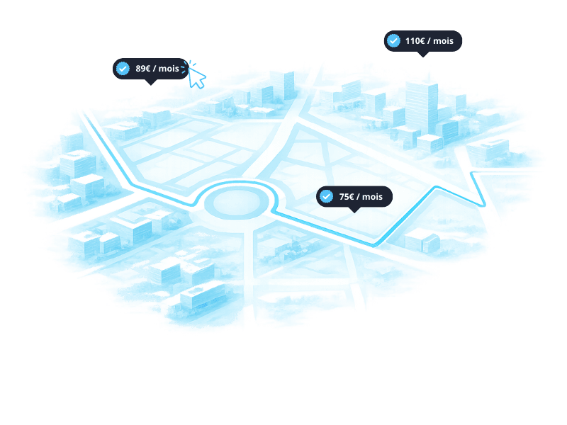 Carte interactive Parkto